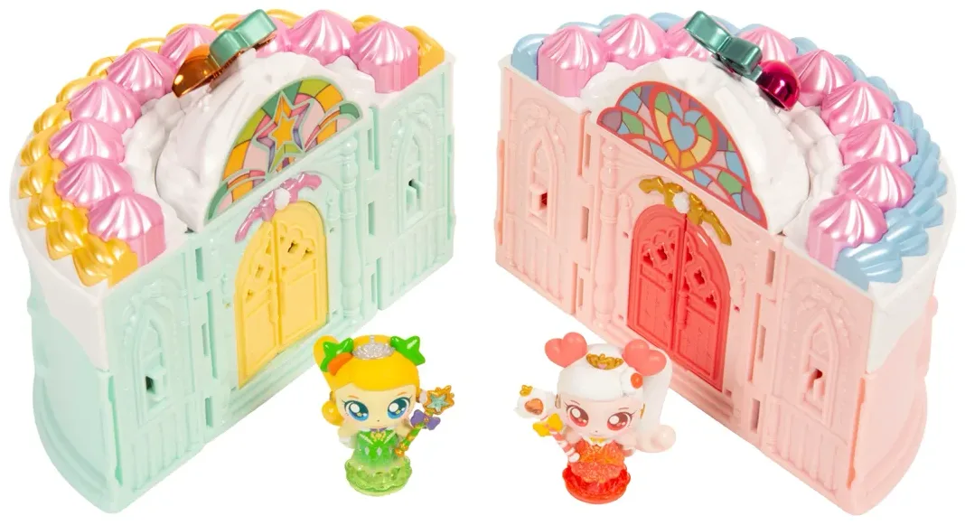デザート キャッチ！ティニピン スパピンとアマピンのケーキ型お城