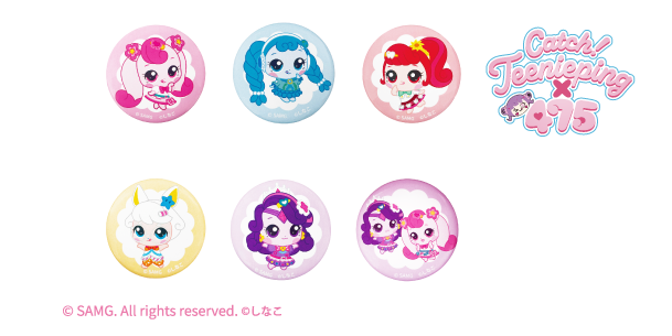 ティニピン×475　トレーディング缶バッジ(全6種)